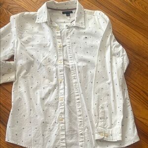 Tommy Hilfiger White Button-Up Shirt